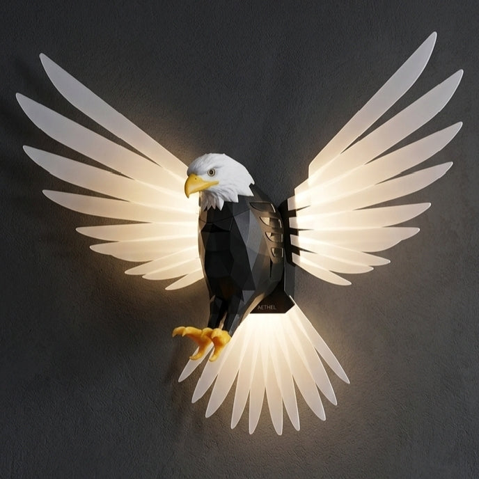 Majestic Eagle Wall Lamp – 3D Wing Projection Light | Premium Aesthetic Decor