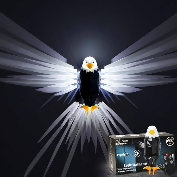 Majestic Eagle Wall Lamp – 3D Wing Projection Light | Premium Aesthetic Decor