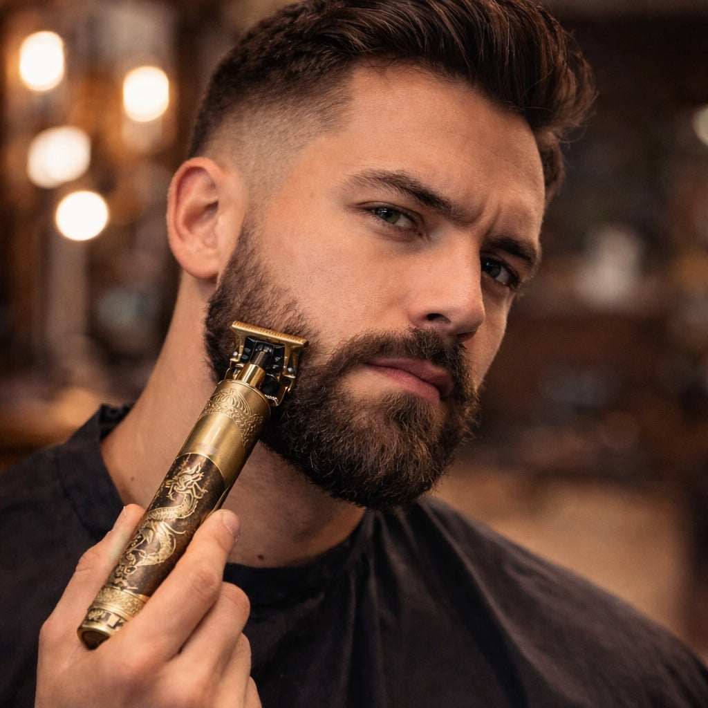 T9 Gold  Trimmer – Rechargeable Beard & Hair Cutting Machine